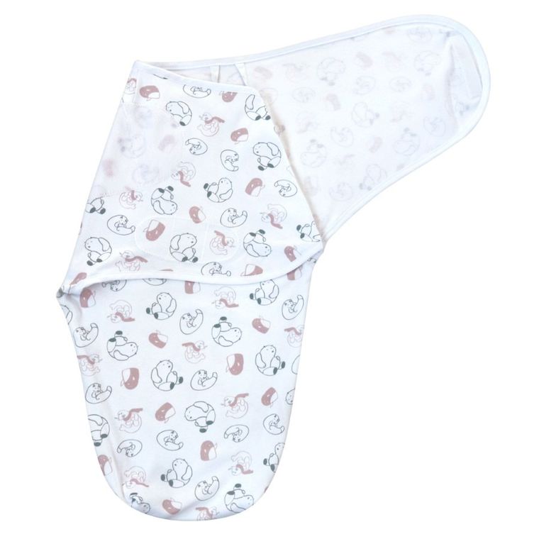 Motherhood, otulacz na rzep, różowe misie