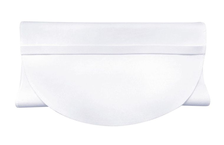 Motherhood, podkład bawełniany do gondoli/kosza Mojżesza z gumką, biały, 35-75cm