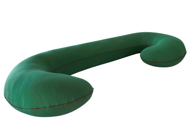 Motherhood, poduszka dla kobiet w ciąży i do karmienia, butelkowa zieleń