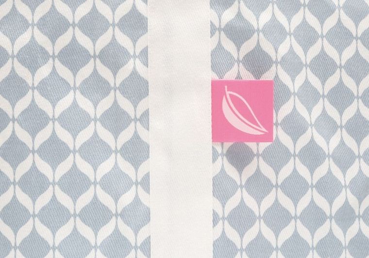 Motherhood, pudełka bawełniane, okrągłe, Classics, niebieskie, 2 szt.