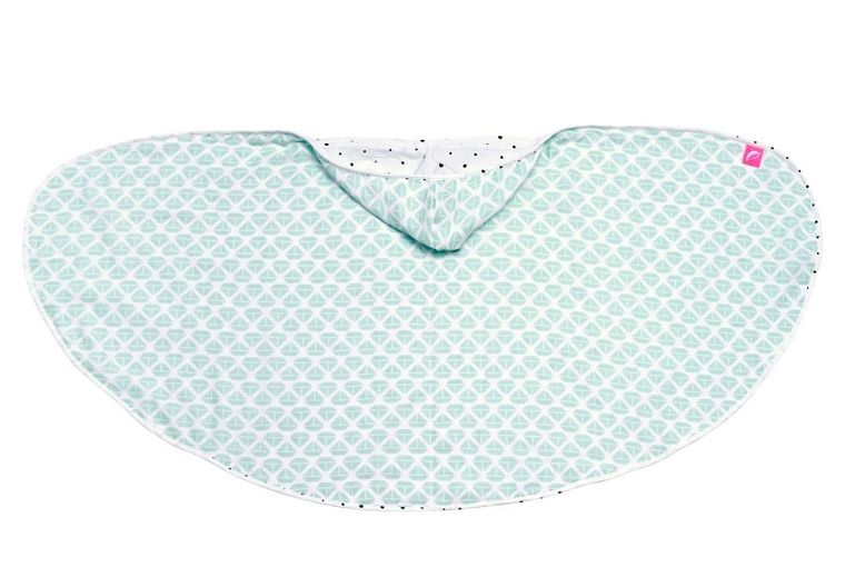 Motherhood, Statki Miętowe, ręcznik niemowlęcy, muślinowy, 65-130 cm