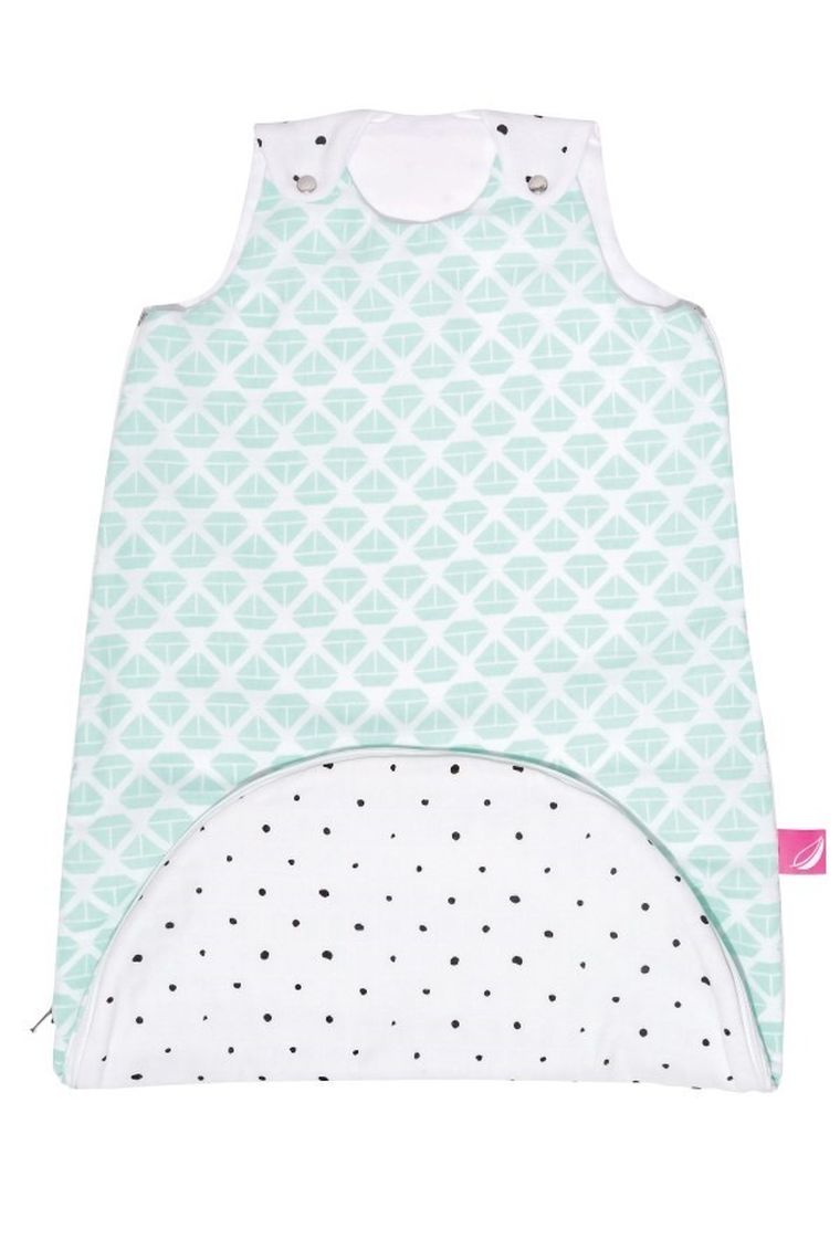 Motherhood, Statki Miętowe, Zip-A-Round, śpiworek 2w1, TOG 0.5, 3-18 m