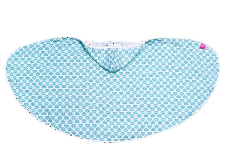 Motherhood, Statki Niebieskie, ręcznik niemowlęcy, muślinowy, 65-130 cm