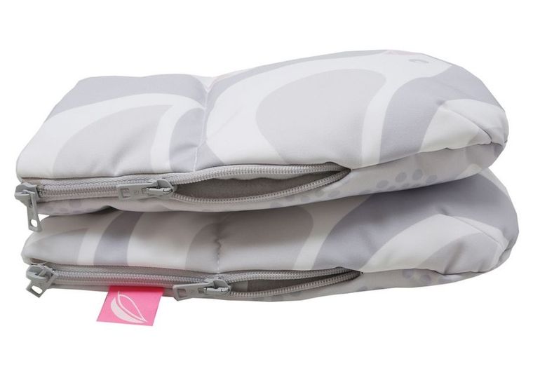 Motherhood, wodoodporne mufki do wózka, 2 szt, ptaszki szare