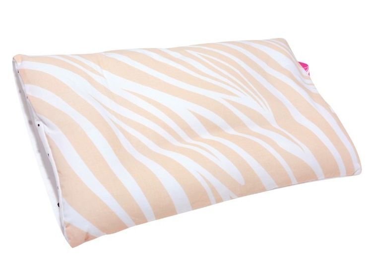 Motherhood, Zebra Łososiowa, płaska poduszka, 45-30 cm