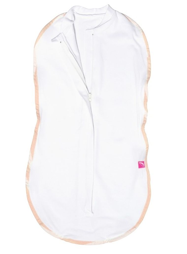 Motherhood, Zebra Łososiowa, Zip&Swaddle, otulacz, rozmiar 2, 5-8 kg