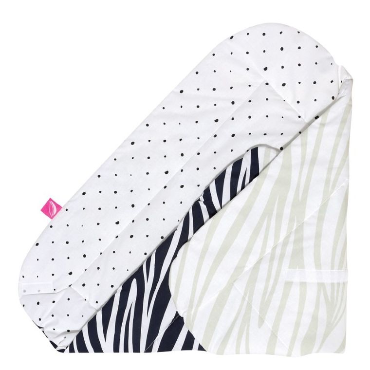 Motherhood, Zebra Niebieska, rożek bawełniany