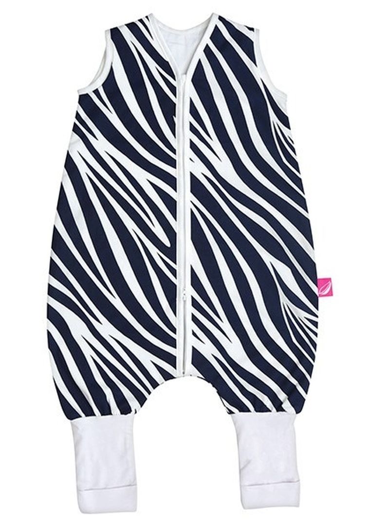 Motherhood, Zebra Niebieska, śpiworek letni z nogawkami, TOG 1, 12-18m