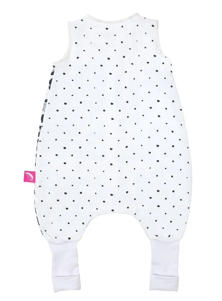 Motherhood, Zebra Niebieska, śpiworek muślinowy z nogawkami, TOG 0.5, 18-30 m