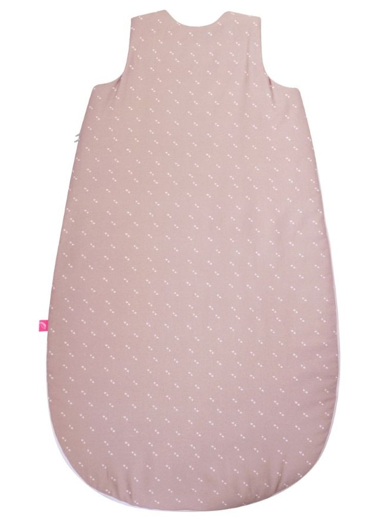 Motherhood, Zip-A-Round, bawełniany śpiworek, 2w1, TOG 3, różowe misie, 3-18m