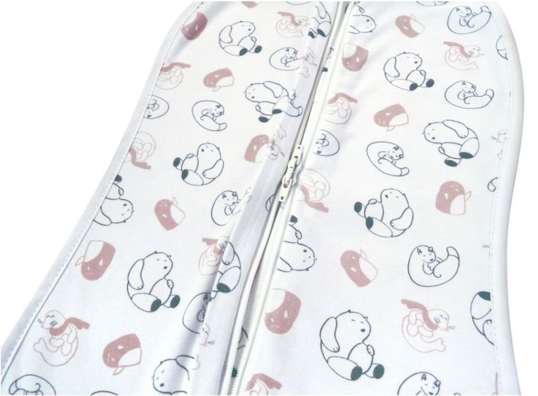 Motherhood, Zip&Swaddle, otulacz, różowe misie, 2.5-5 kg