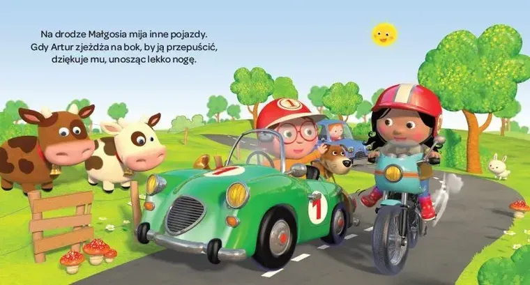 Motocykl Małgosi. Małe pojazdy