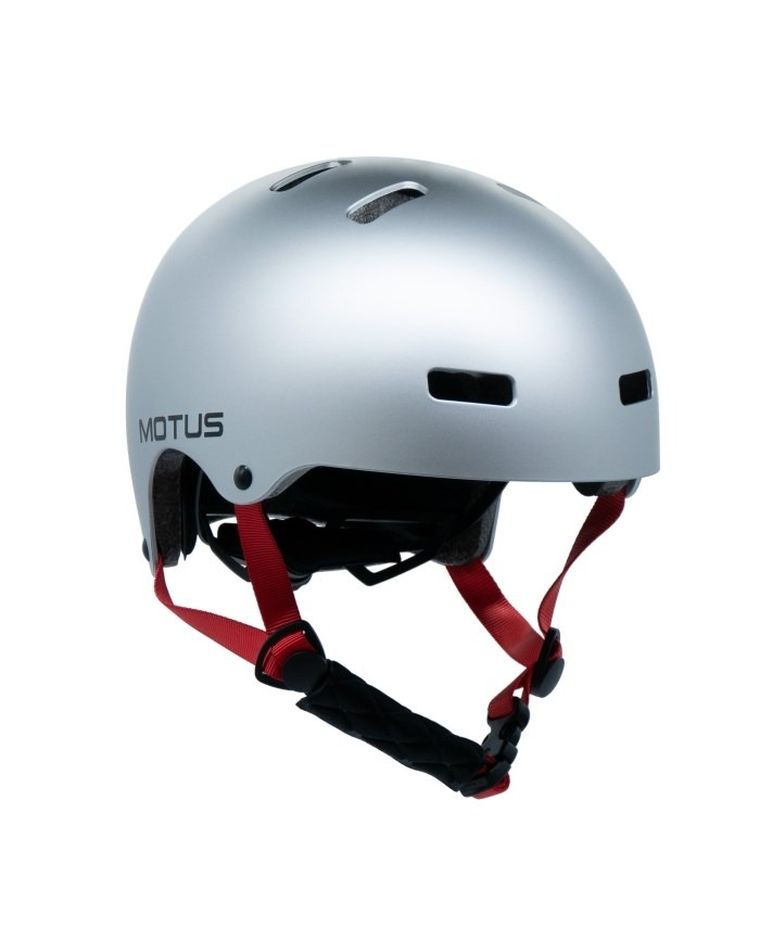 Motus, MD-107, kask rowerowy, rozmiar M, srebrny, MOTHAM30S