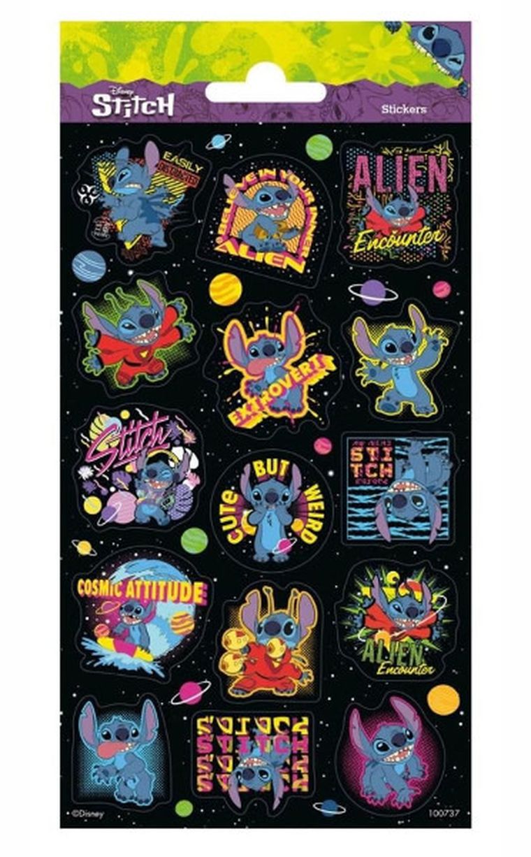 Moxy, Lilo i Stitch, naklejki, 15 szt.