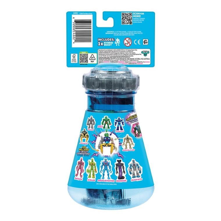 Mr Beast Lab, Hybrids, Hyper Fusion, kolba z figurką mutanta