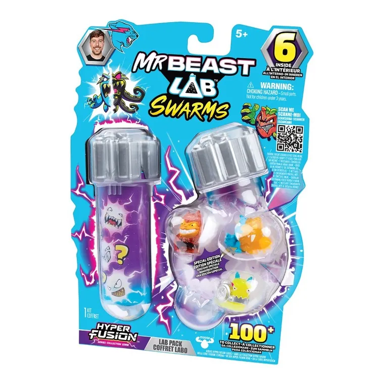 Mr Beast Lab, tuby z figurkami