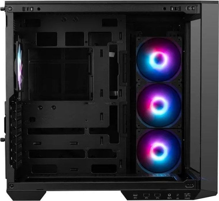 MSI, MAG Pano, obudowa komputerowa, 100R PZ, szkło hartowane, czarna