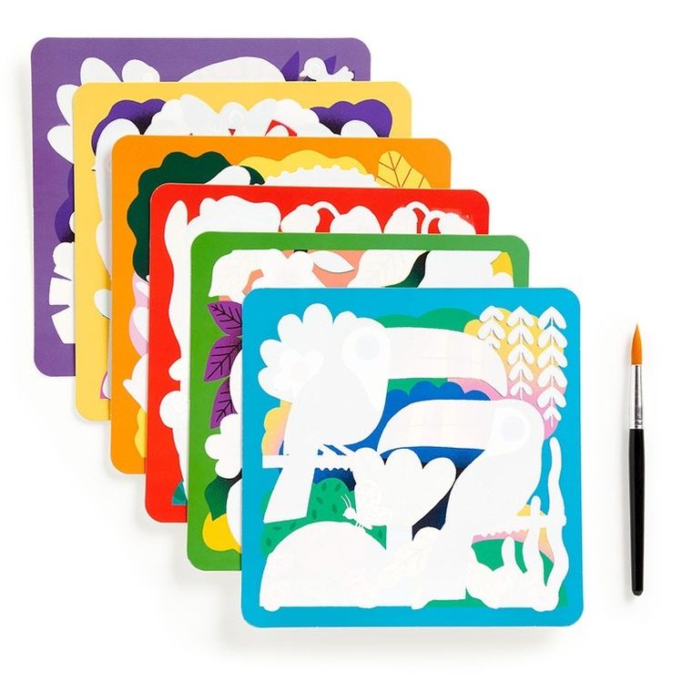 Mudpuppy, Magia kolorów, Las deszczowy, kolorowanka wodna