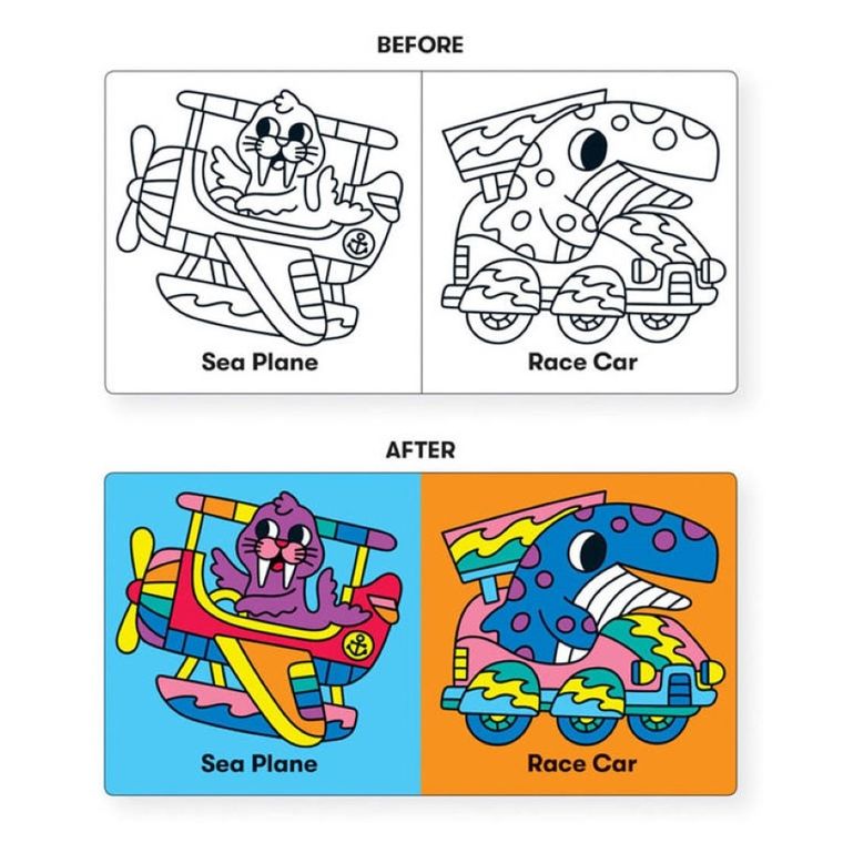 Mudpuppy, magiczna książeczka do kąpieli, Podwodni kierowcy