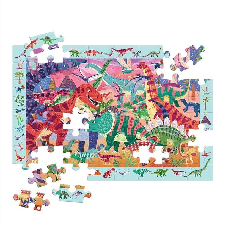 Mudpuppy, Potężne dinozaury, puzzle obserwacyjne, 64 elementy