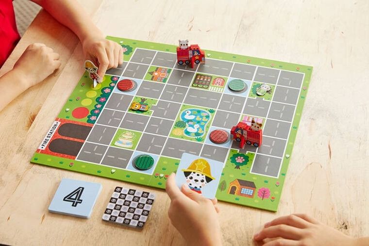 Mudpuppy, Straż pożarna na ratunek! gra planszowa