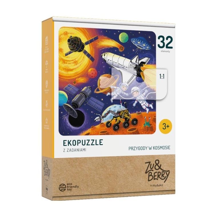Muduko, Przygody w kosmosie, puzzle, 32 elementy
