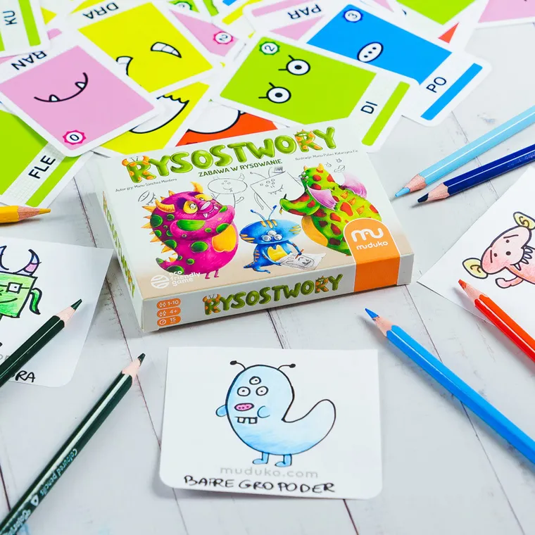 Muduko, Rysostwory: Zabawa w rysowanie, kreatywna gra familijna