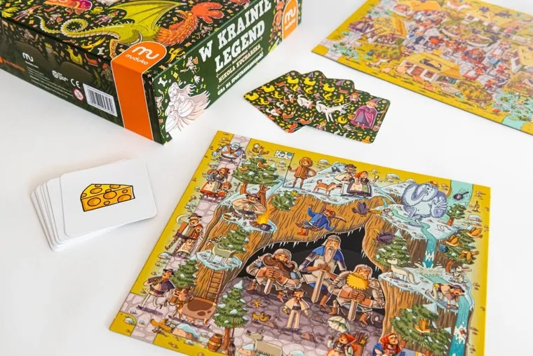 Muduko, W krainie legend, gra familijna na spostrzegawczość