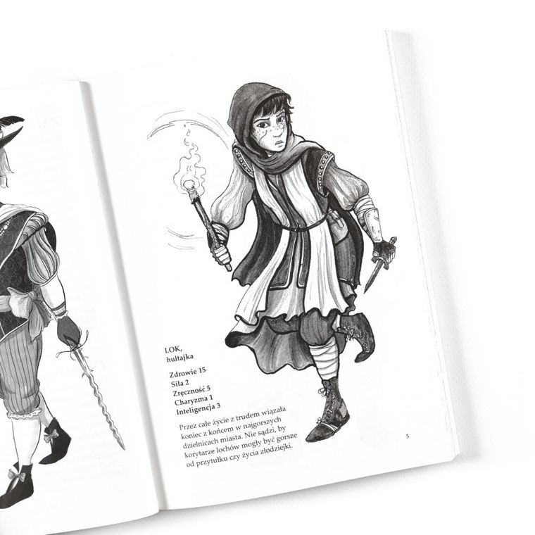 Muduko, W mroku podziemi, gra książkowa