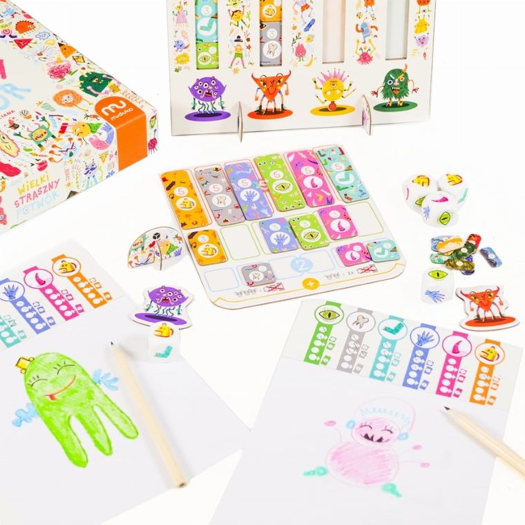 Muduko, Wielki straszny potwór, gra familijna