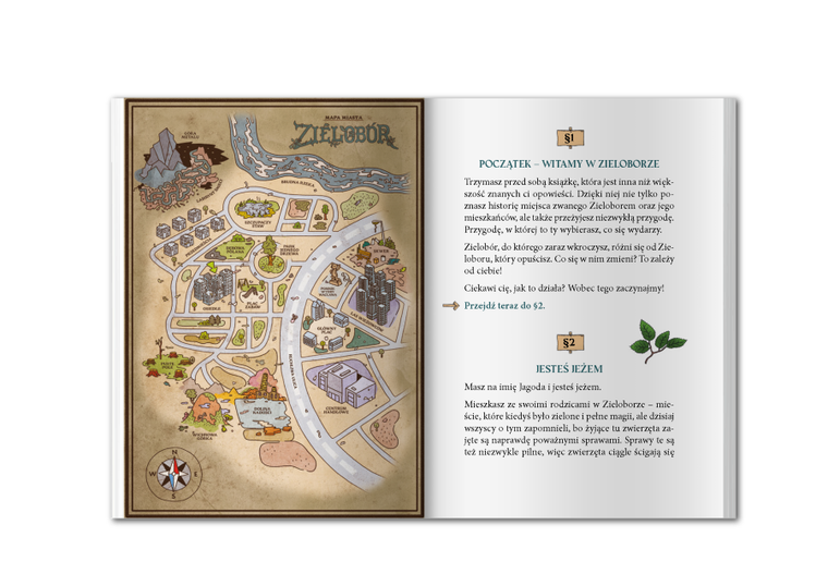 Muduko, Zielobór, gra książkowa