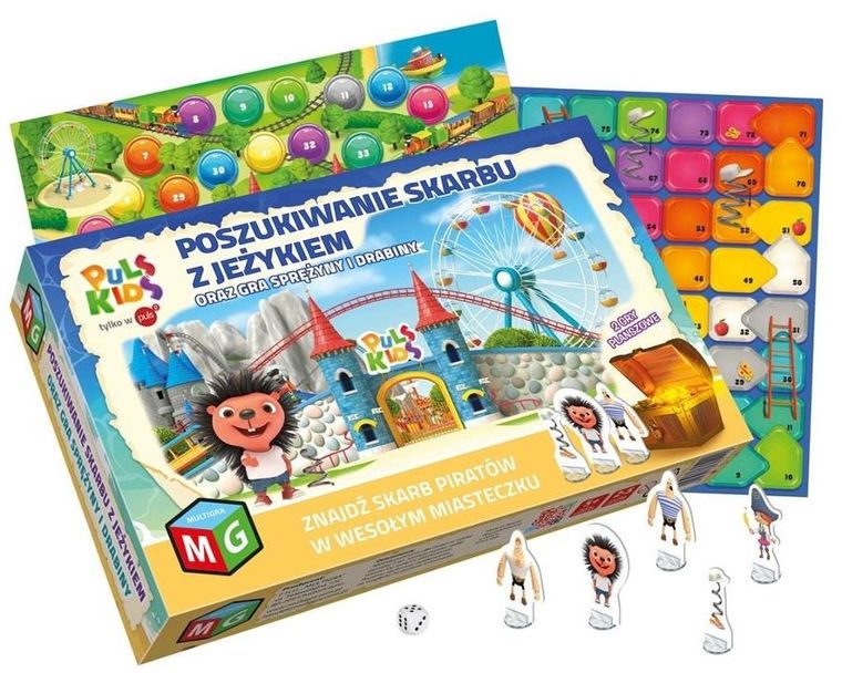 Multigra, Poszukiwanie skarbu z Jeżykiem, gra towarzyska