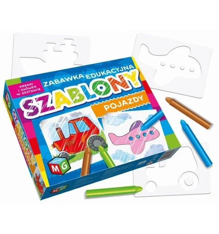 Multigra, Szablony, Pojazdy, zabawka edukacyjna