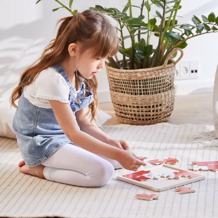 Muminki, Troska, puzzle drewniane, 16 elementów