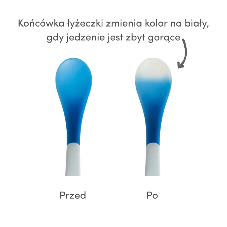 Munchkin, łyżeczki z czujnikiem temperatury, white hot, 4 szt.