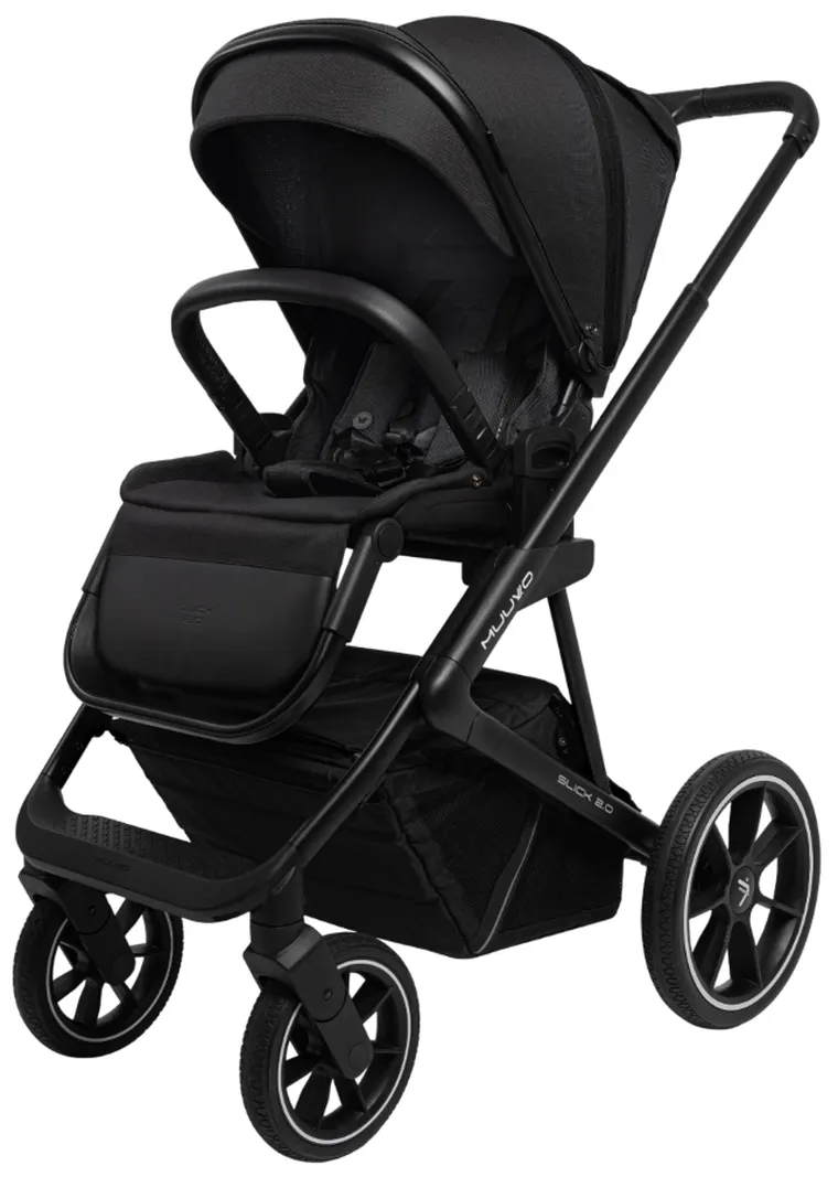 Muuvo, Slick 2.0, wózek wielofunkcyjny, 2w1, Classic Black