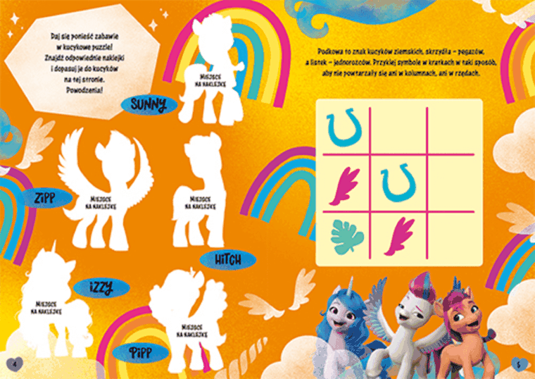 My little pony. Zabawy i zadania z naklejkami.