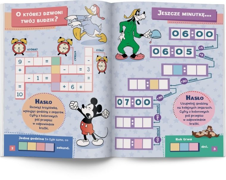 Myszka Miki. Krzyżówki matematyczne