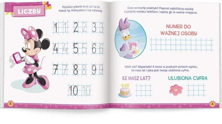 Myszka Minnie. Elementarz przedszkolaka 5 lat