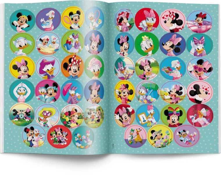 Myszka Minnie. Kolorowanka według kodu