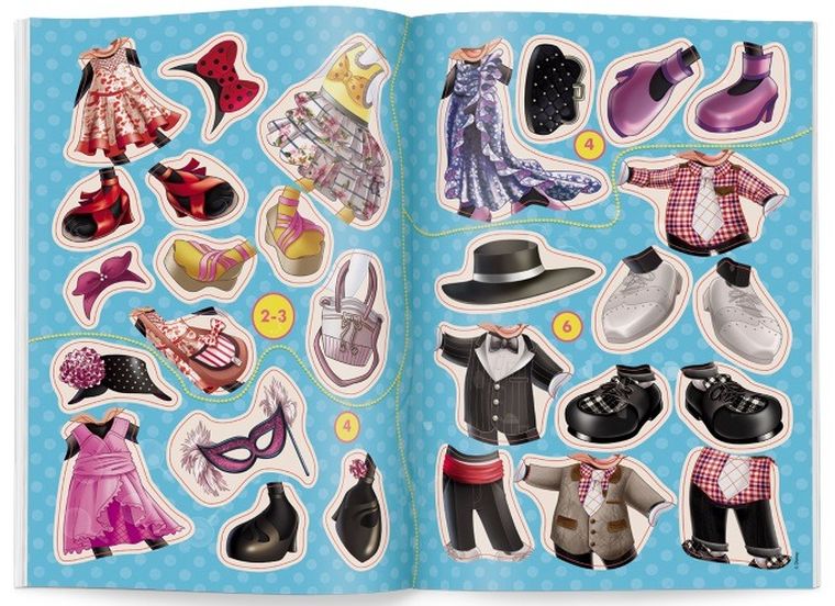 Myszka Minnie. Moja szafa. Zmazywanki z naklejkami