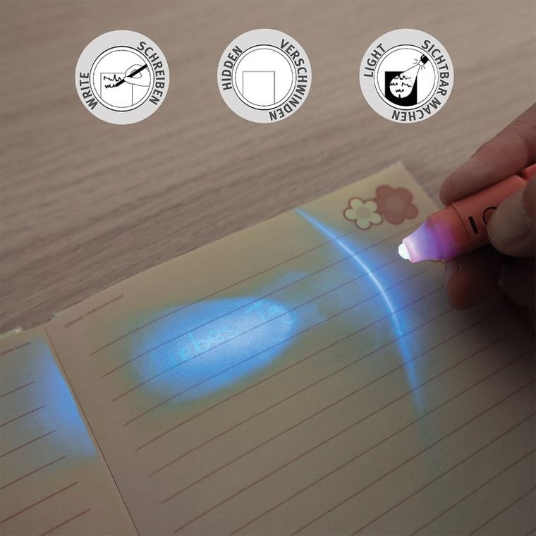 Myszka Minnie, pamiętnik zamykany na kłódkę z sekretnym pisakiem