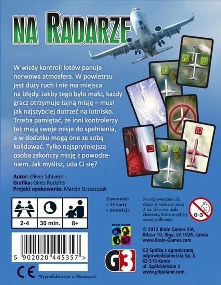 Na radarze, gra karciana