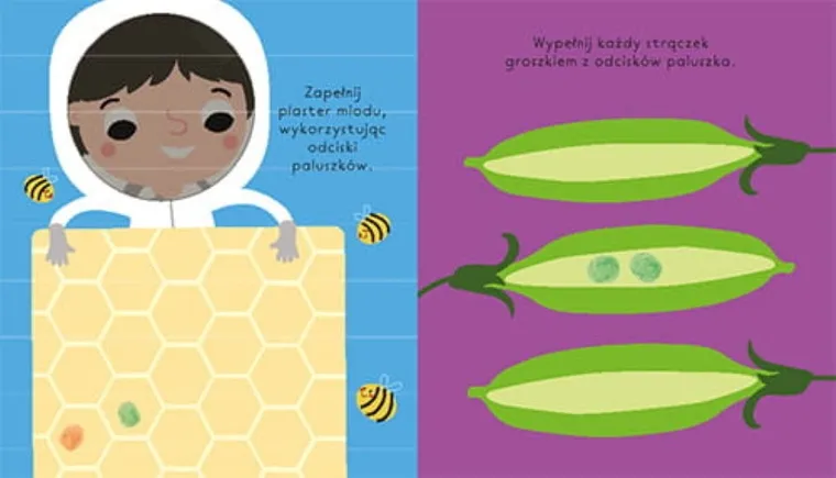 Na wsi. Maluj paluszkiem