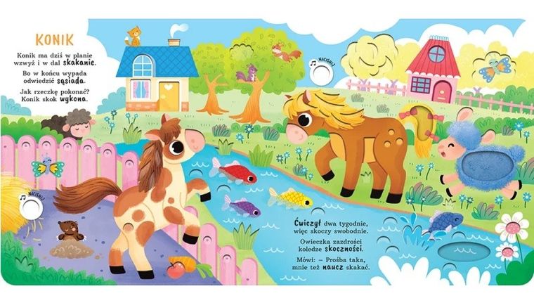 Na wsi. Wierszyki dla maluszka. Naciśnij i posłuchaj