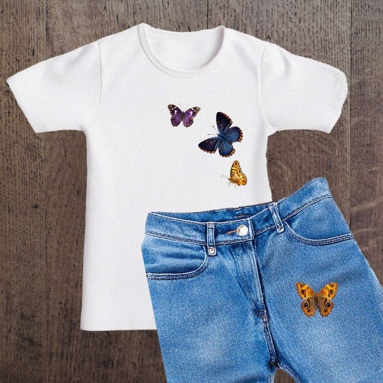 Naprasowanki, naplamki, Motyle