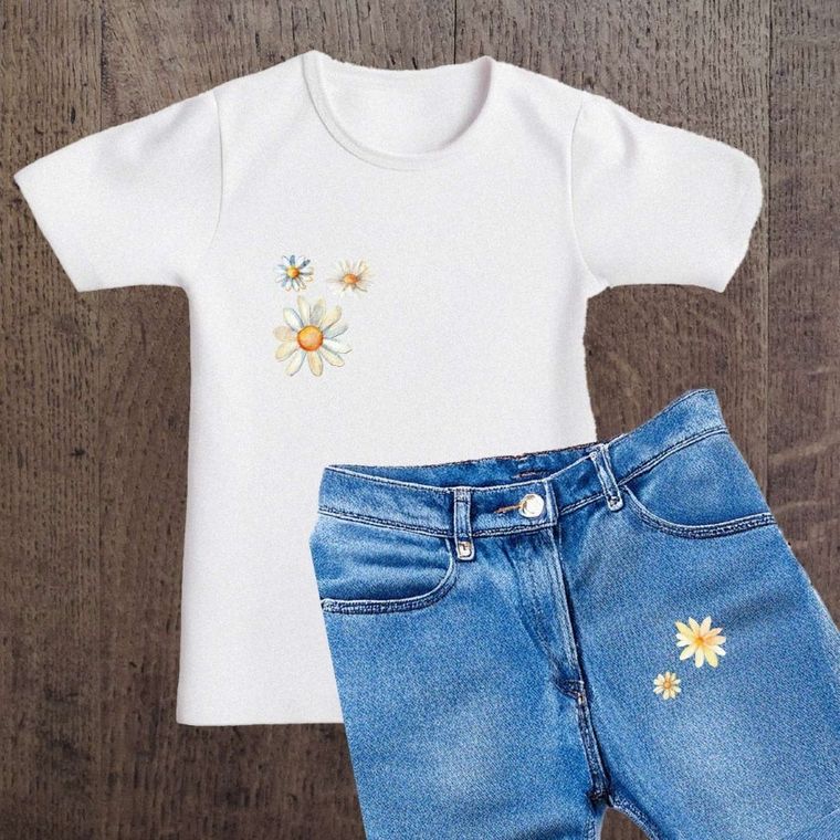 Naprasowanki, naplamki, Stokrotki