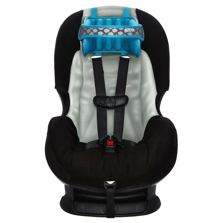 NapUp, opaska podtrzymująca głowę w foteliku samochodowym, niebieska