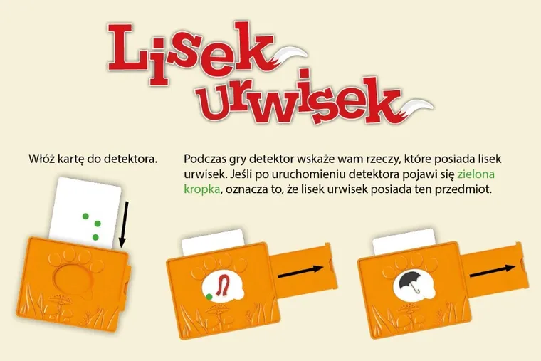 Nasza Księgarnia, Lisek Urwisek, gra detektywistyczna