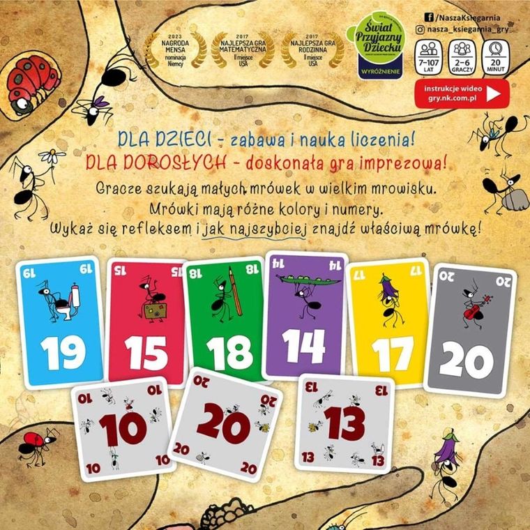 Nasza Księgarnia, Mrówki, gra familijna